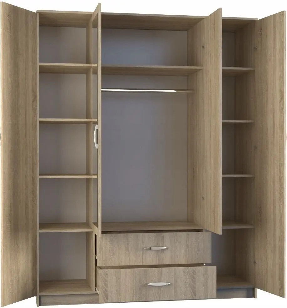 Dulap TopEshop Romana 160 cu oglinda (Sonoma Oak)