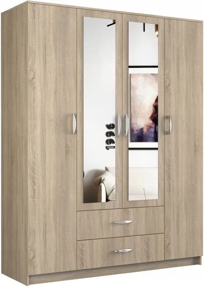 Dulap TopEshop Romana 160 cu oglinda (Sonoma Oak)