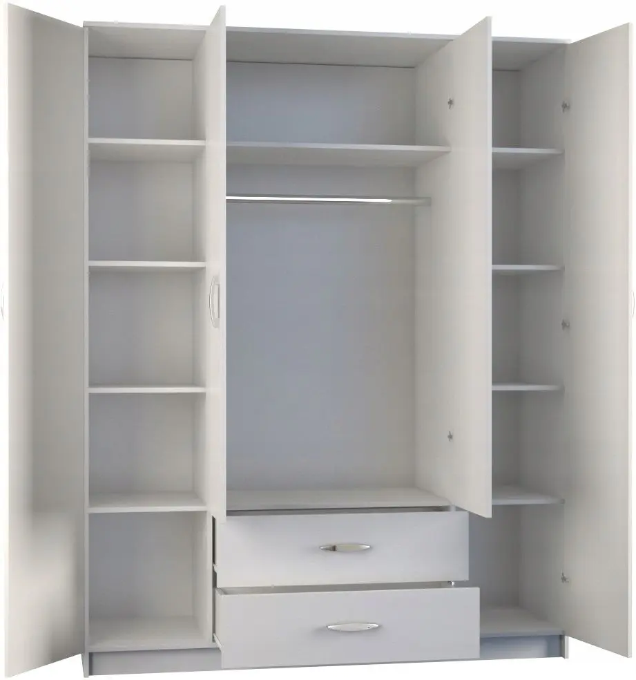 Dulap TopEshop Romana 160 cu oglinda (White)