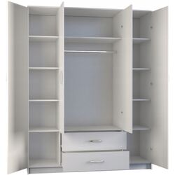 Шкаф TopEshop Romana 160 (White) Thumb