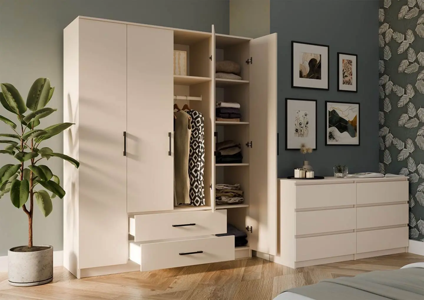 Dulap TopEshop Romana 160cm (Cashmere) - 2