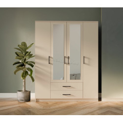 Шкаф TopEshop Romana 160x205 с зеркалом (Cashmere)