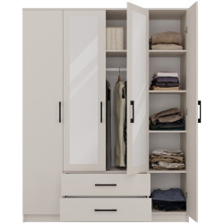 Dulap TopEshop Romana 160x205 cu oglinda (Cashmere) Thumb