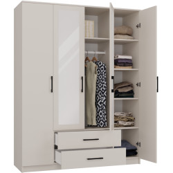 Dulap TopEshop Romana 160x205 cu oglinda (Cashmere) Thumb