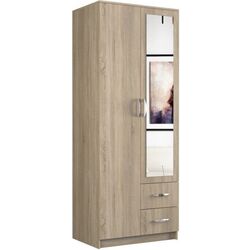 Шкаф TopEshop Romana 80 с зеркалом (Sonoma Oak)