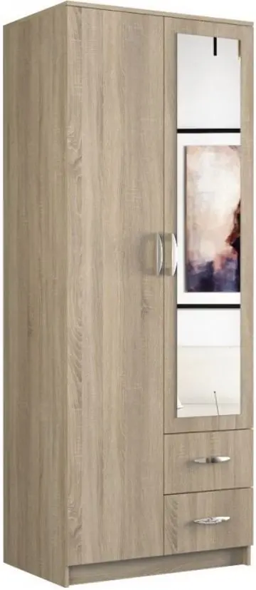 Dulap TopEshop Romana 80 cu oglinda (Sonoma Oak)