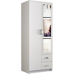 Шкаф TopEshop Romana 80 с зеркалом (White)