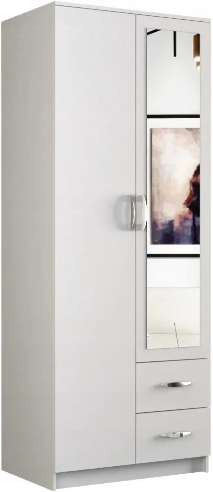 Dulap TopEshop Romana 80 cu oglinda (White)