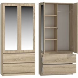 Dulap TopEshop Malwa SS-90 cu oglinda (Sonoma Oak) Thumb