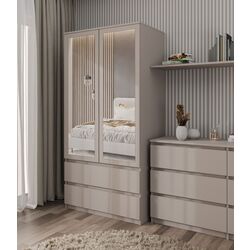 Шкаф TopEshop SS-90L (Gray Clay)