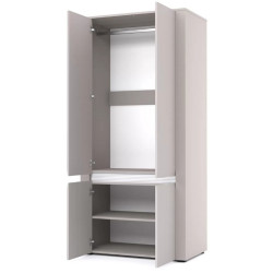 Шкаф Yasen Бодена 4Д (Кашемир/Белый) Thumb