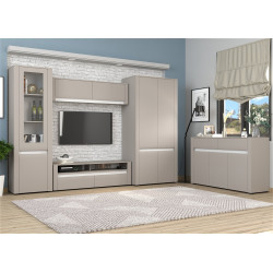 Шкаф Yasen Бодена 4Д (Кашемир/Белый) Thumb