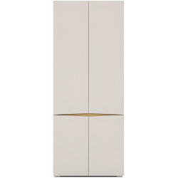 Dulap Yasen Leo 4D 70x190x40 (Cashmere/Artisan Oak) Thumb