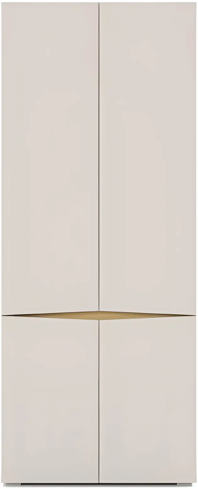 Dulap Yasen Leo 4D 70x190x40 (Cashmere/Artisan Oak) - 2