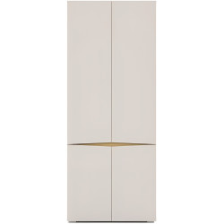 Dulap Yasen Leo 4D 80x200x52 (Cashmere/Artisan Oak) Thumb
