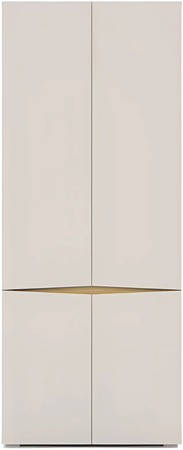 Dulap Yasen Leo 4D 80x200x52 (Cashmere/Artisan Oak) - 2