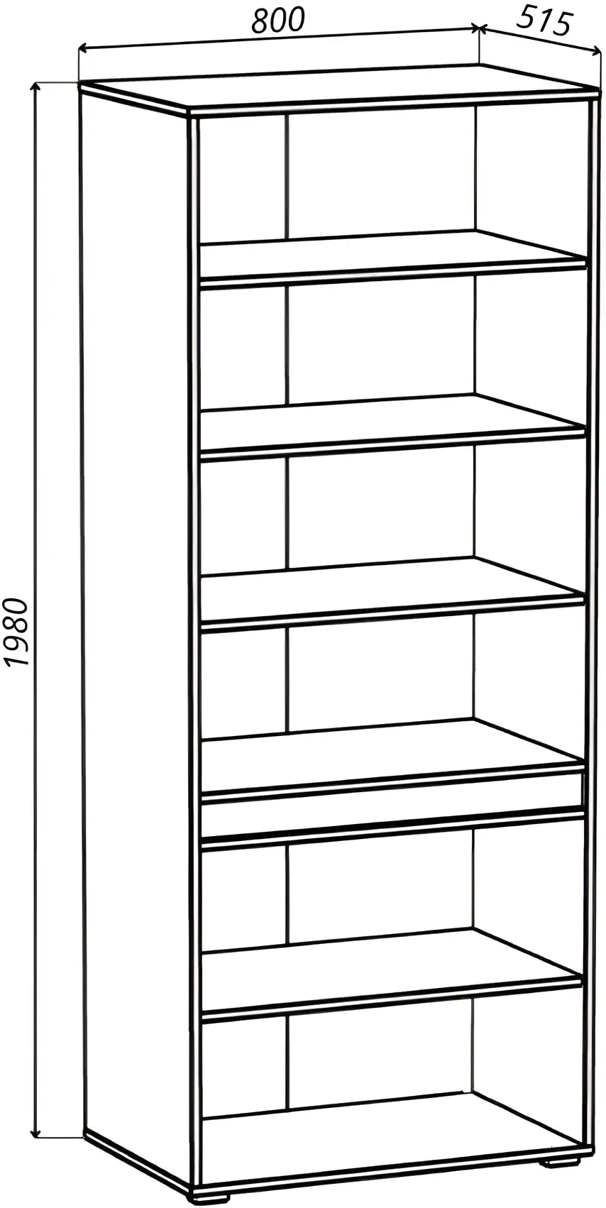 Dulap Yasen Leo 4D 80x200x52 (Cashmere/Artisan Oak) - 3