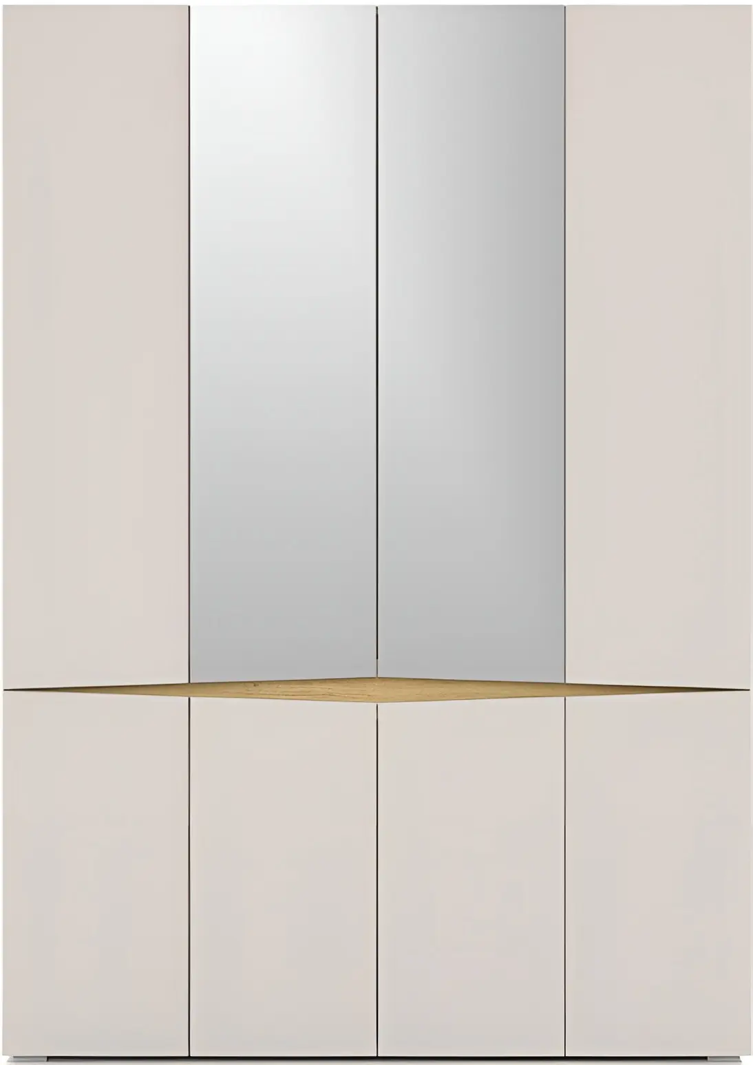 Dulap Yasen Leo 6D2DZ (Cashmere/Artisan Oak) - 2