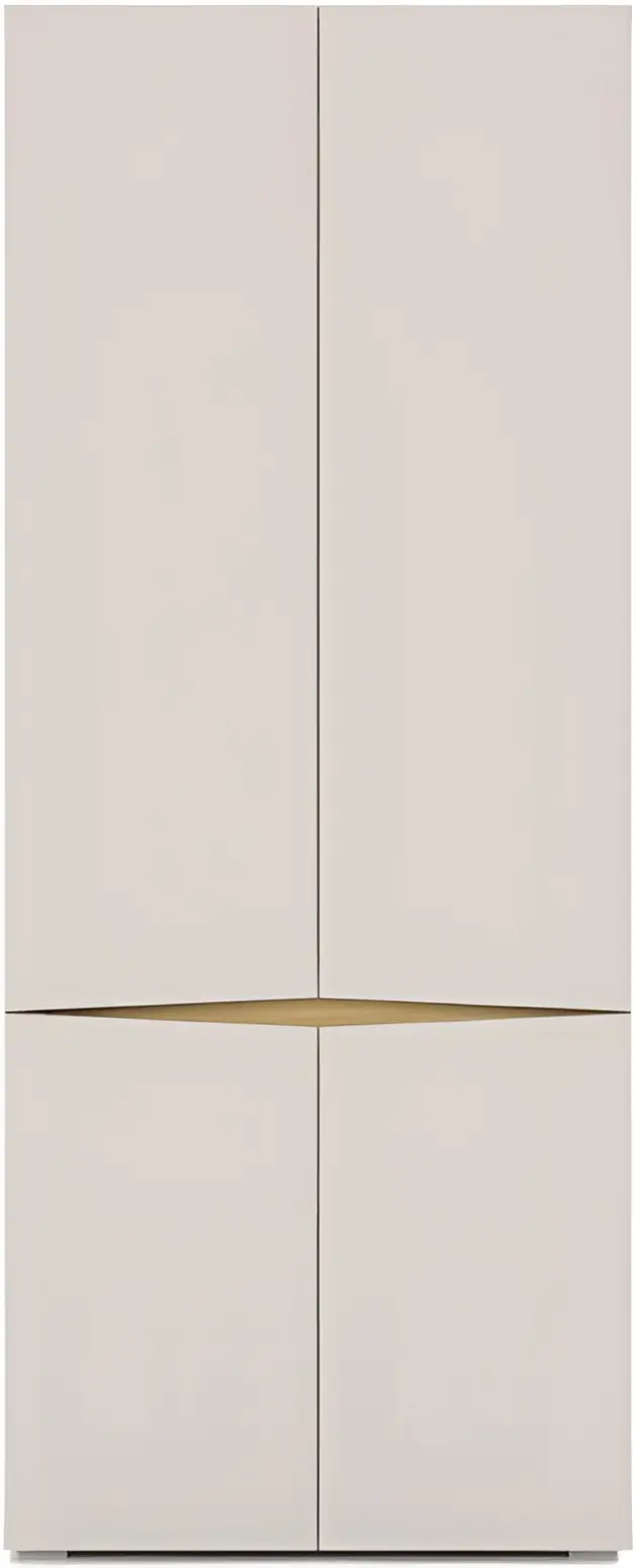 Dulap Yasen Leo 80x200x52 (Cashmere/Artisan Oak) - 2