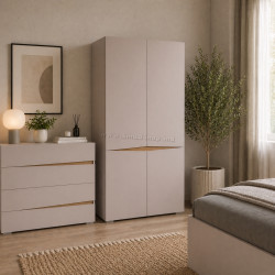 Dulap Yasen Leo 80x200x52 (Cashmere/Artisan Oak)