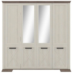 Dulap Yasen Marsel SZF4D (Snow Ash/Sonoma Oak Truffle) Thumb