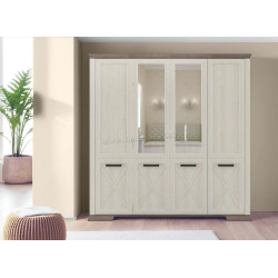 Dulap Yasen Marsel SZF4D (Snow Ash/Sonoma Oak Truffle)