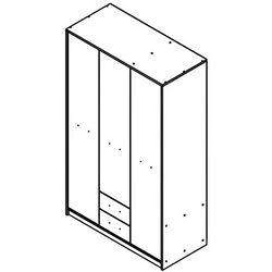 Шкаф Yasen Nepo SZF3D2S N (Дуб Сонома) Thumb