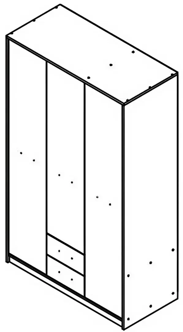 Шкаф Yasen Nepo SZF3D2S N (Дуб Сонома)