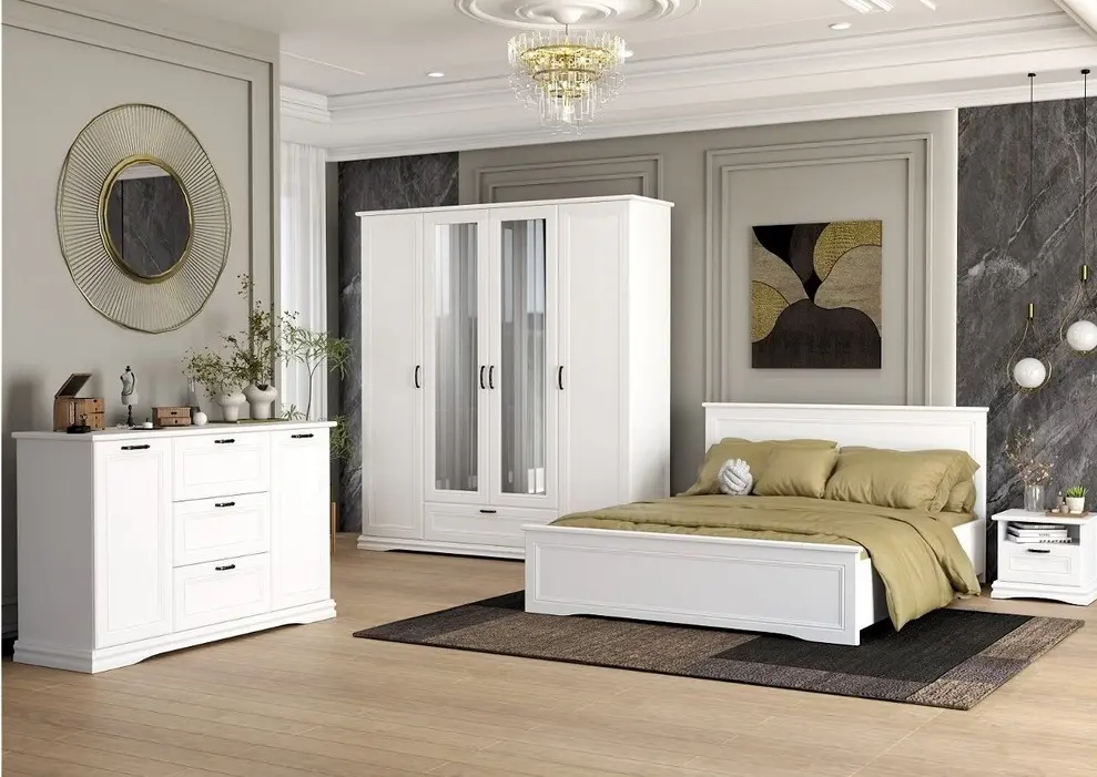 Dulap Yasen Sardiniya 4U1S (White)