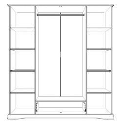 Dulap Yasen Sardiniya 4U1S (White) Thumb