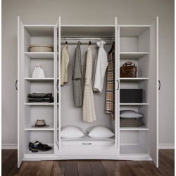 Dulap Yasen Sardiniya 4U1S (White) Thumb