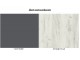 Dulap Yasen Jeneva 3U (Graphite Grey/Craft Oak White)