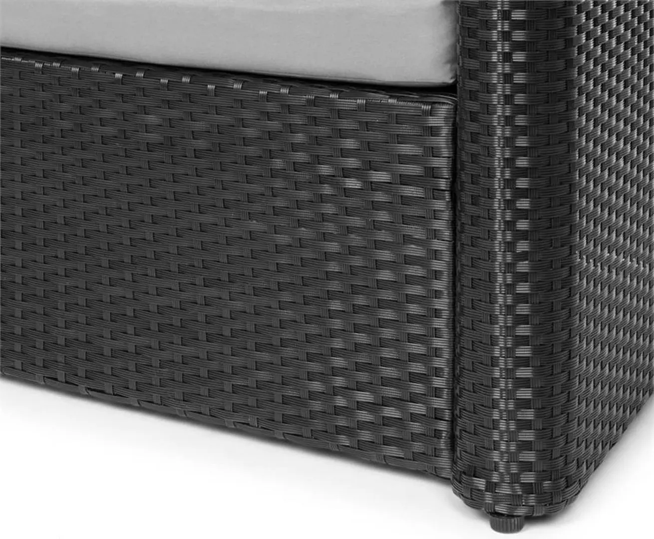 Садовый диван Blumfeldt Heartland (Grey/Black) - 3