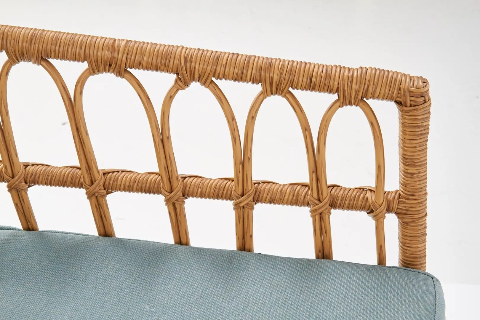 Садовый диван Halmar Gardena 2S (Natural/Black/Gray)