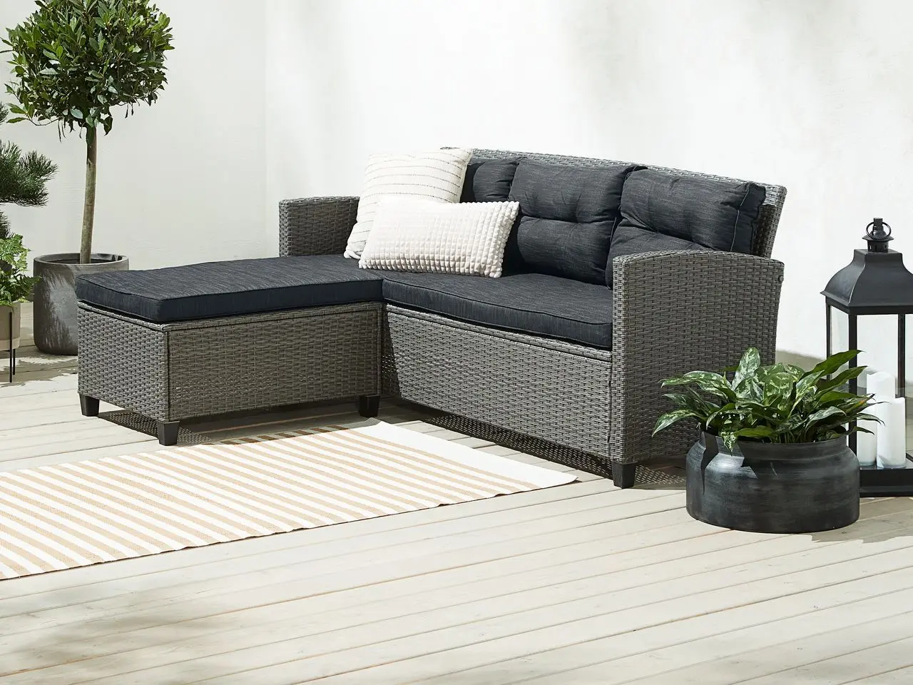 Canapea de gradina Jysk Mora (Grey) - 3