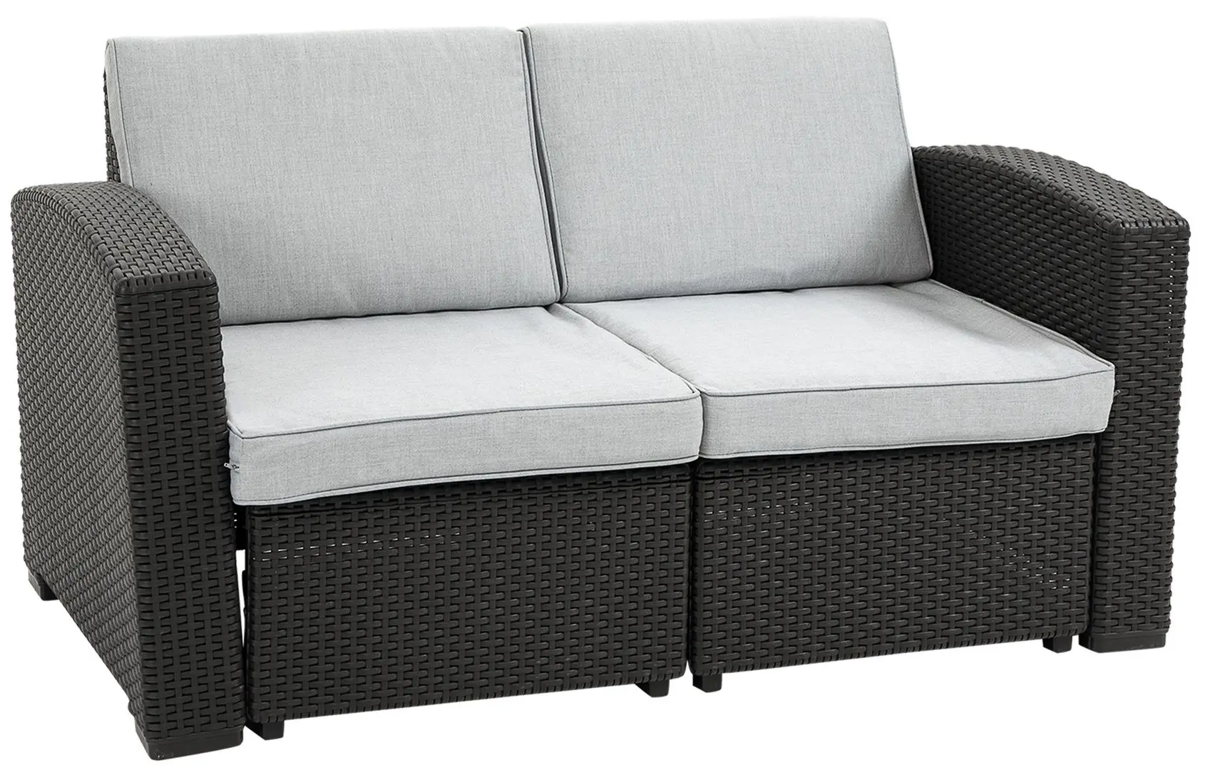 Canapea de grădină Outsunny 84B-159GY (Black/Grey)