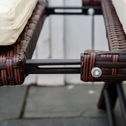 Canapea de gradina Outsunny 860-049 (Brown/White) Thumb