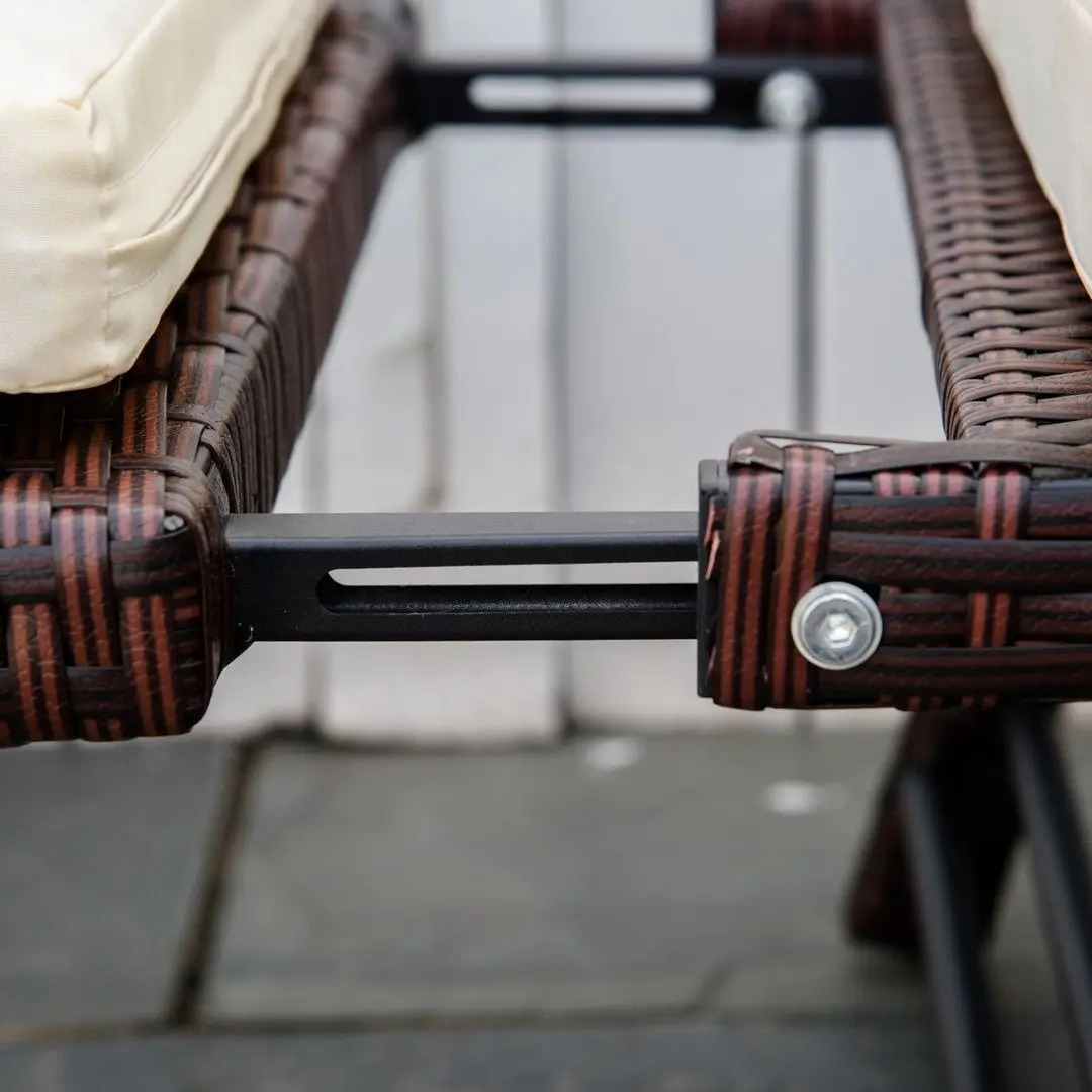 Canapea de gradina Outsunny 860-049 (Brown/White)