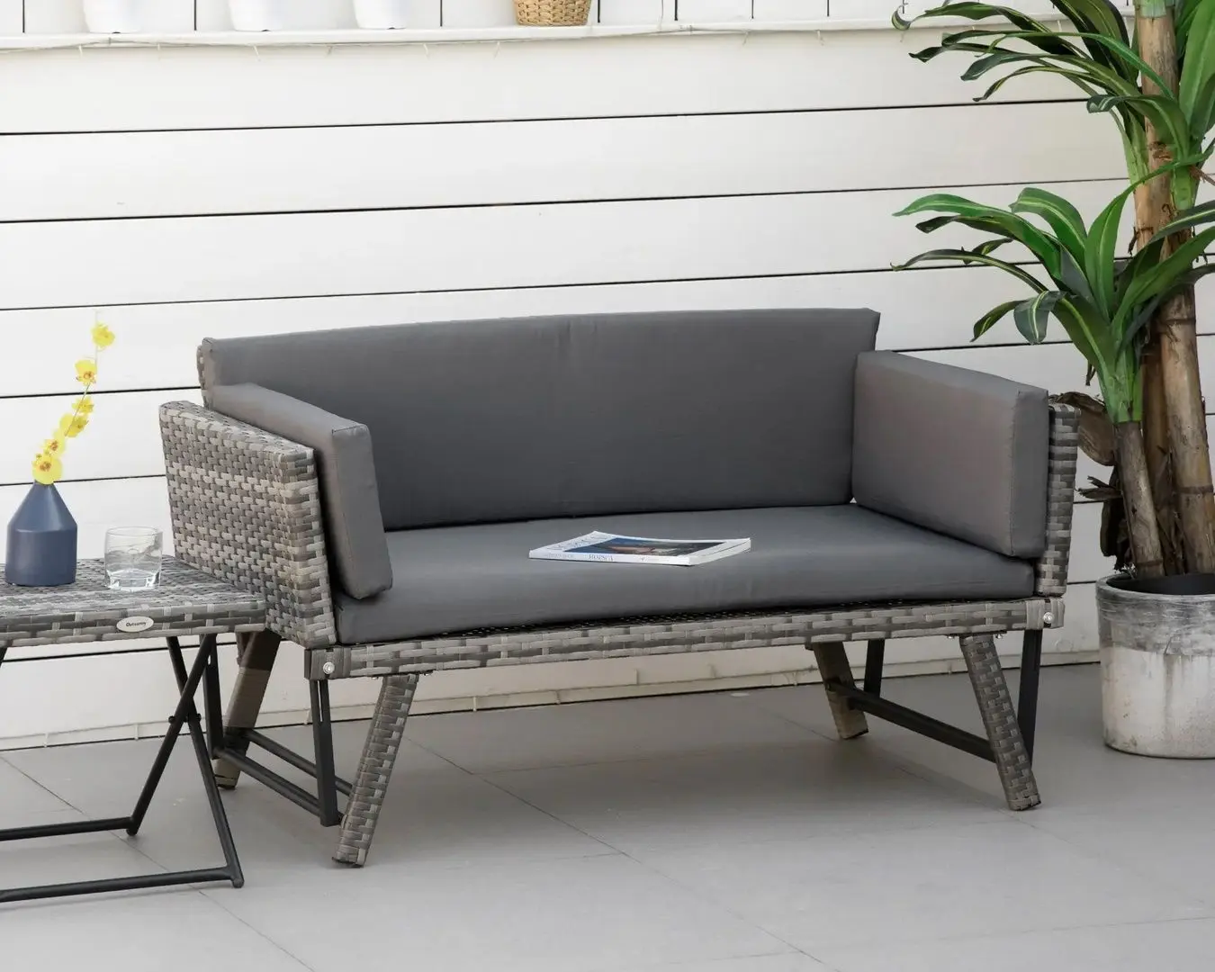 Садовый диван Outsunny 860-049GY (Grey)