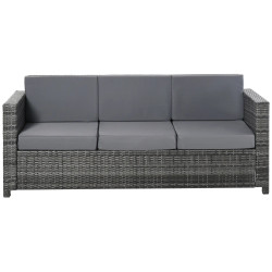Садовый диван Outsunny 860-095V01 (Grey) Thumb
