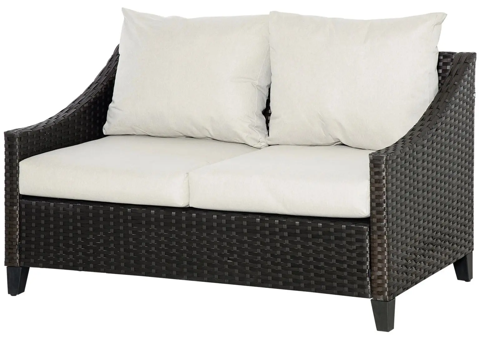 Садовый диван Outsunny 860-186 (Brown/Beige)