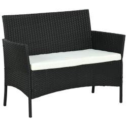 Canapea de gradina Outsunny 860-307V00BK (Black) Thumb