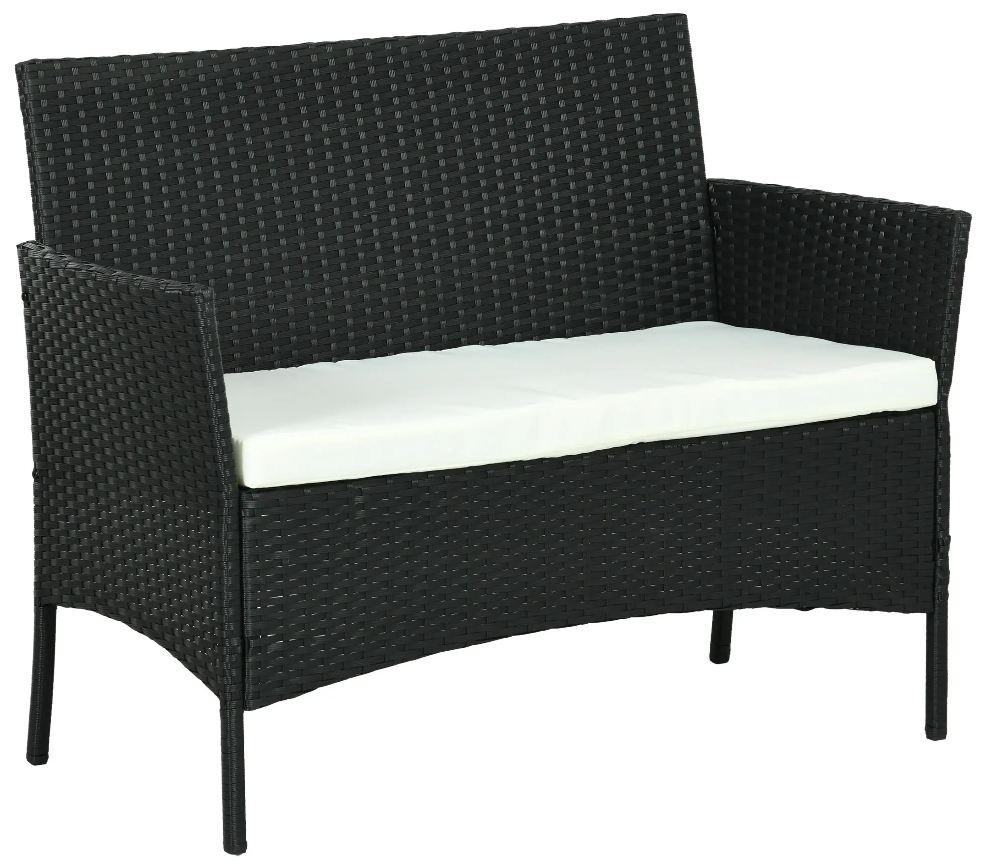 Canapea de gradina Outsunny 860-307V00BK (Black) - 2
