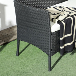 Canapea de gradina Outsunny 860-307V00BK (Black) Thumb