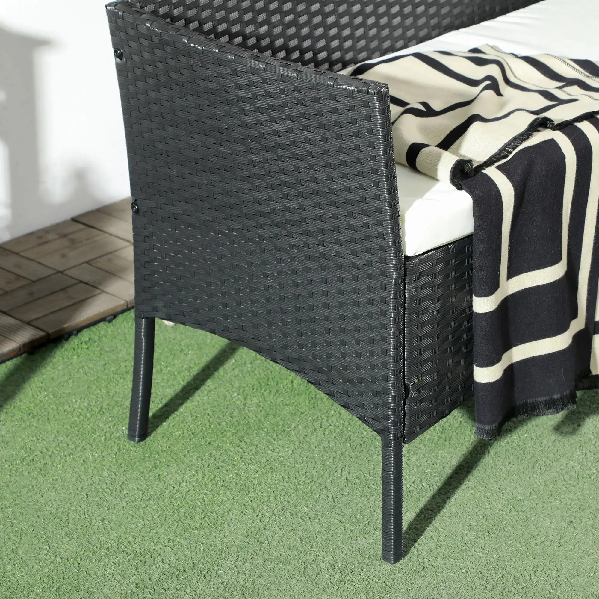 Canapea de gradina Outsunny 860-307V00BK (Black) - 7