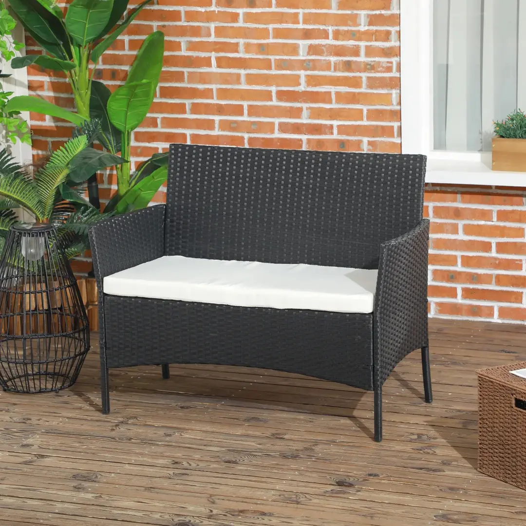 Canapea de gradina Outsunny 860-307V00BK (Black)