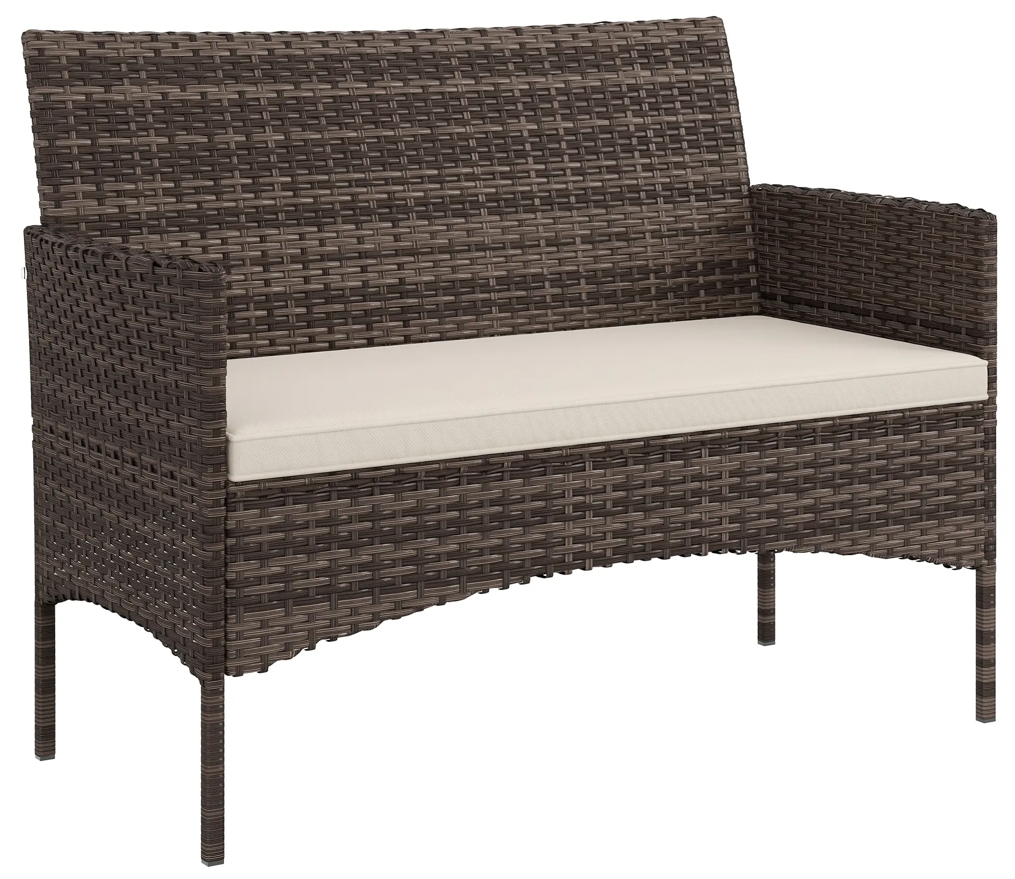 Садовый диван Outsunny 860-427V00KK (Brown/Khaki) - 3