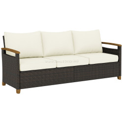 Canapea de gradina Outsunny 860-445V00CW (Cream White/Brown)