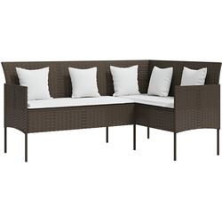 Диван VidaXL 318583 (Brown/White) Thumb