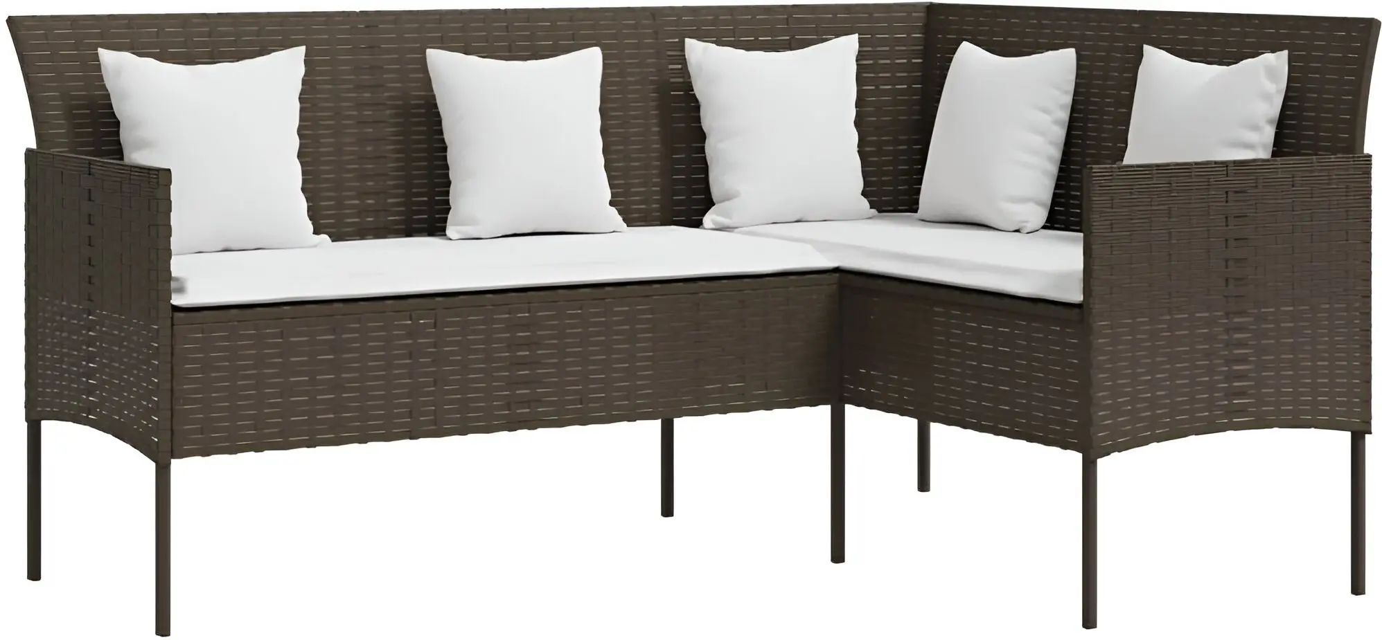 Диван VidaXL 318583 (Brown/White) - 2